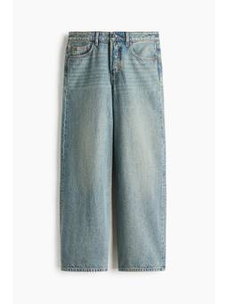 H&M - Women Blue Baggy Low Waist Jeans