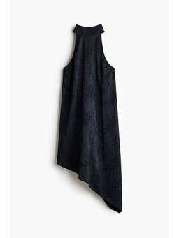 H&M - Women Navy Blue Asymmetric Dress