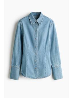 H&M - Women Blue Denim Shirt