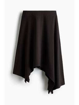 H&M - Women Brown Asymmetric Handkerchief Skirt