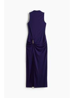 H&M - Women Purple Metal-detail draped dress