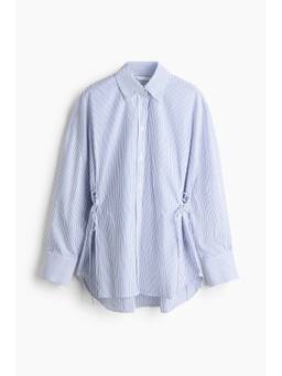 H&M - Women White Oversized lace-detail shirt