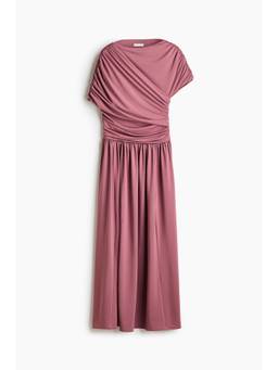 H&M - Women Pink Draped boat-neck dress