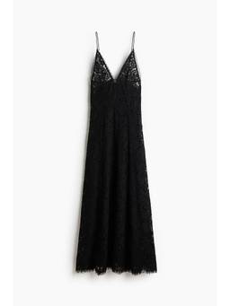 H&M - Women Black Tie-back lace dress