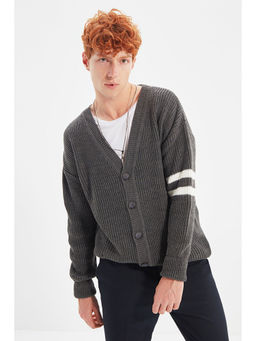 Trendyol - Man Grey Sweater