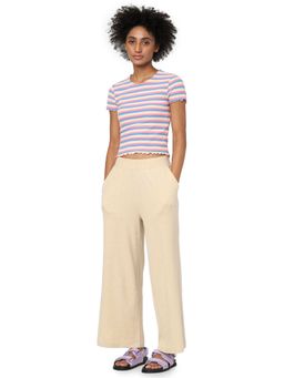 ONLY - Women Stripes Pink T-Shirt