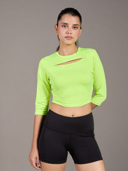 Kica - Gym Feather Feel Crop Top