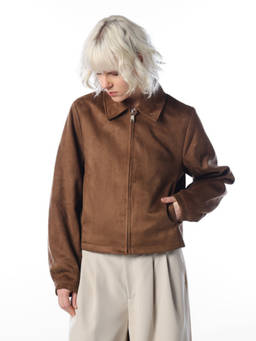 ONLY - Women Brown Solid/Plain Polyester Jacket