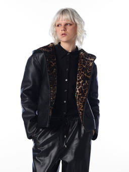 ONLY - Women Black Solid/Plain Polyester Jacket