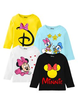 Kuchipoo - Multi-Color Blended Fabric Printed T-Shirts