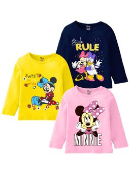 Kuchipoo - Multi-Color Blended Fabric Printed T-Shirts