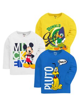 Kuchipoo - Multi-Color Blended Fabric Printed T-Shirts