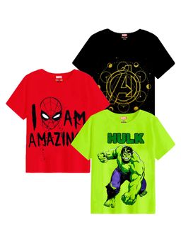 Kuchipoo - Multi-Color Blended Fabric Printed T-Shirts