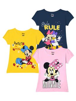Kuchipoo - Multi-Color Blended Fabric Printed T-Shirts