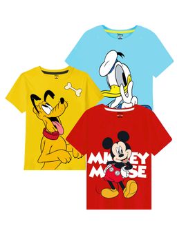 Kuchipoo - Multi-Color Blended Fabric Printed T-Shirts