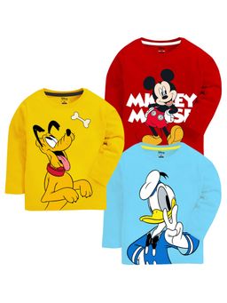 Kuchipoo - Multi-Color Blended Fabric Printed T-Shirts