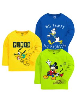 Kuchipoo - Multi-Color Blended Fabric Printed T-Shirts