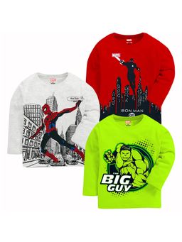 Kuchipoo - Multi-Color Blended Fabric Printed T-Shirts