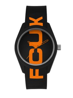 FCUK - Black Round Analog Watch -FC150B