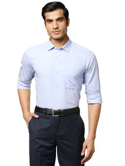 Park Avenue - Men Medium Blue Shirt