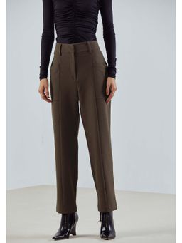 Qua - Elasticated Tapered Trousers