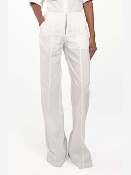 Qua - Panelled Tailored Trousers
