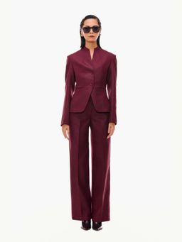 Qua - Straight Suit Trousers