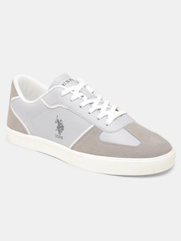 U.S. POLO ASSN. - OBERON Stylish Grey Casual Sneakers for Men