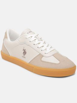 U.S. POLO ASSN. - OBERON Stylish Beige Casual Sneakers for Men