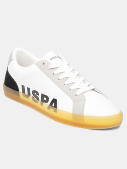 U.S. POLO ASSN. - RAGNAR Stylish White Casual Sneakers for Men