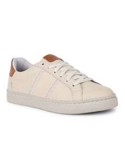 Hush Puppies - Women Casual Lace-Ups Off White Sneakers