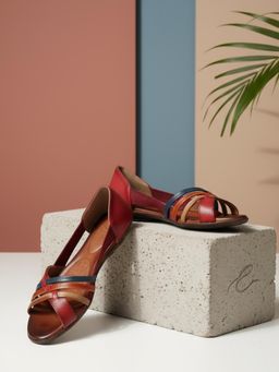 EZOK - W-1201 Lightweight Comfort Red Sandals