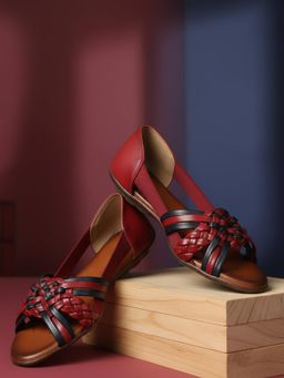 EZOK - W-1202 Lightweight Comfort Red Sandals