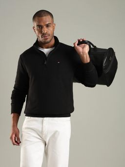 Tommy Hilfiger - Solid Regular Fit Cotton Sweater