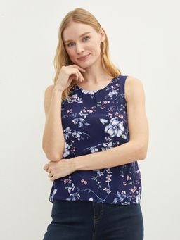 LC WAIKIKI - Casual Woven Blouse Navy Blue