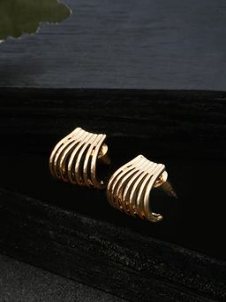 Stol'N - Gold-Toned Stud Earrings