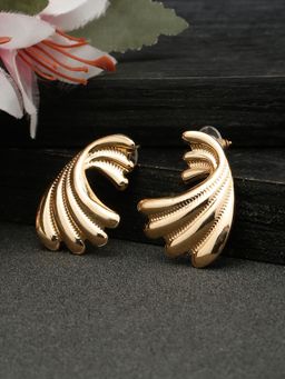 Stol'N - Gold-Toned Elegant Stud Earrings