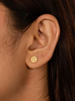 Shaya by CaratLane - 925 Silver Gold Plated Stud Earrings