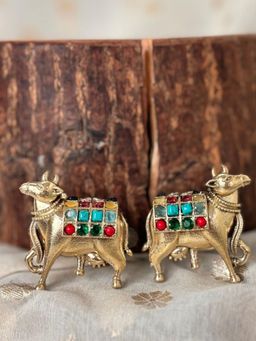 Spring Soul - Silva Sutra Nandi Multi-Color Gemstone Stud Earrings