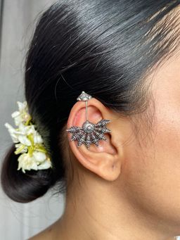 ISHKAARA - Classic Oxidized Pankh Bugadi Ear Cuff