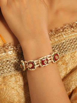 Nuyug - 22K Gold Plated Multi-Color Serene Pochi Bracelets