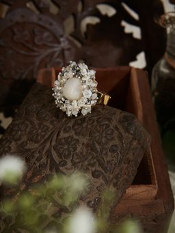House of D'oro - Classic Handmade Versatile Off-White Ring