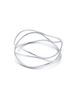 ALOKKI - Wave Three-Row Bangle