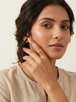 ALOKKI - Wave Five-row Ring