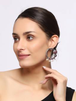 VENI - Silver-Plated Classic Hoop Earrings