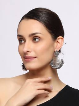 VENI - Silver-Plated Classic Drop Earrings