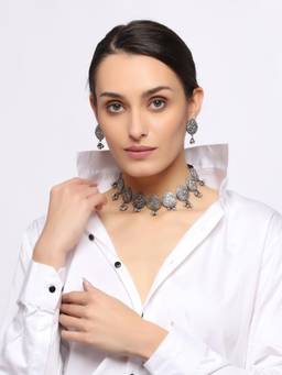VENI - Silver-Plated Jewellery Set