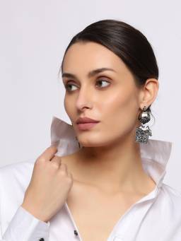 VENI - Silver-Plated Classic Drop Earrings