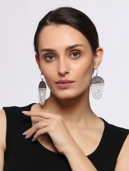 VENI - Silver-Plated Classic Drop Earrings