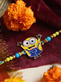 WEAVING HOMES - Mini Minion Rakhi
